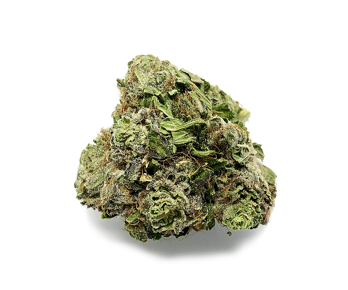 strain (75% indica/25% sativa) created through crossing the potent Face Off...